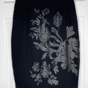 Ann Klien Vintage Silk Pencil Skirt